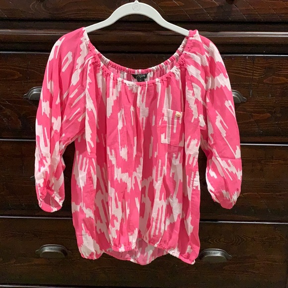 J. Crew Tops - Pink J Crew Shirt